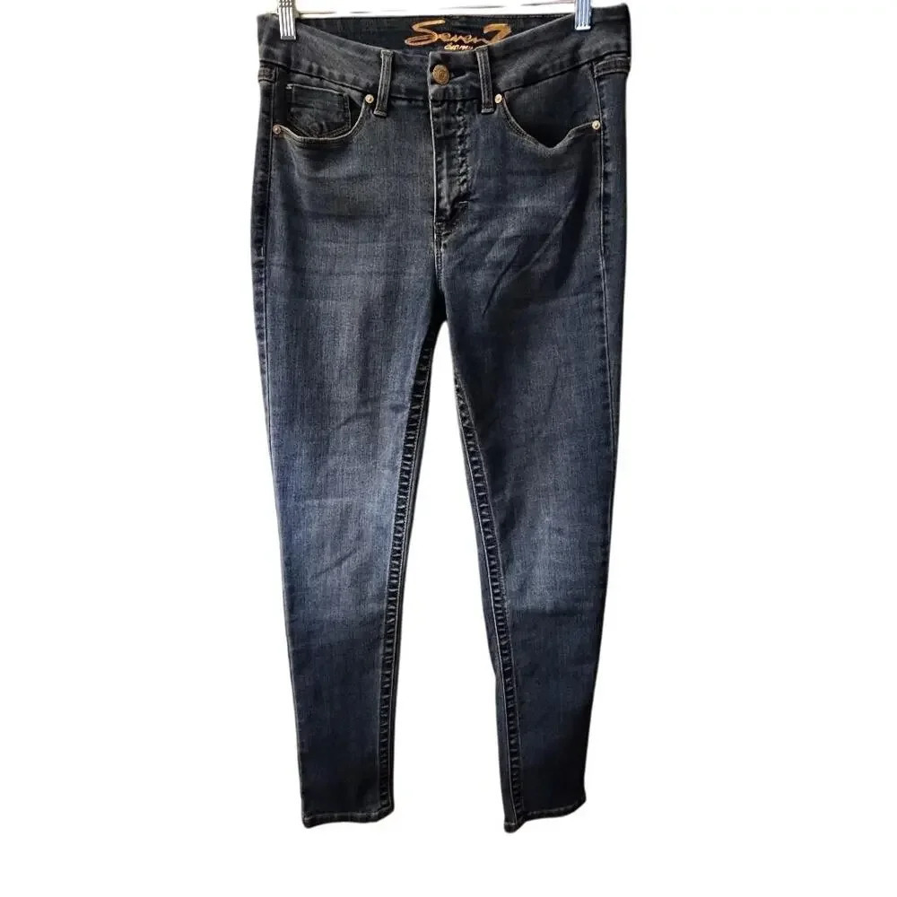 Women's Seven7 Tummyless High Rise Skinny Jean 10